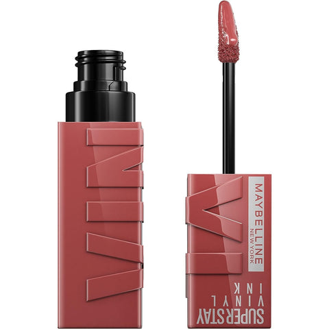 MAYBELLINE - SuperStay Vinyl Ink Liquid Lipstick PEPPY - 0.14 fl oz (4 ml)