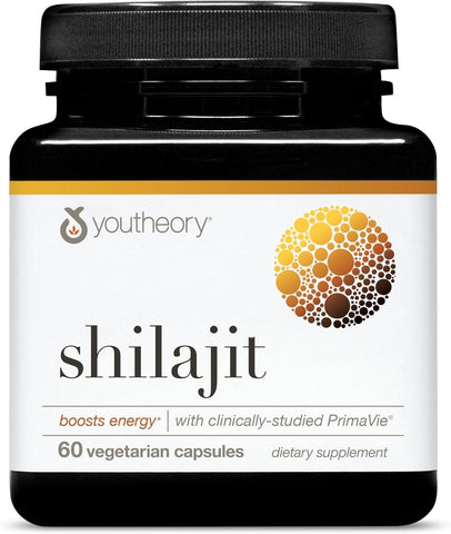 Youtheory - Shilajit - 60 Vegetarian Capsules
