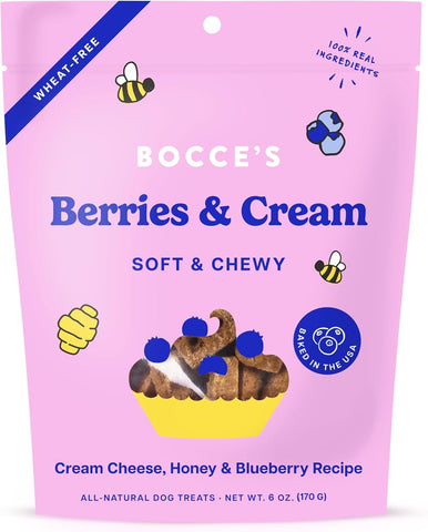 BOCCE'S BAKERY - Berries & Cream Soft & Chewy Treats - 6 oz (170 g)