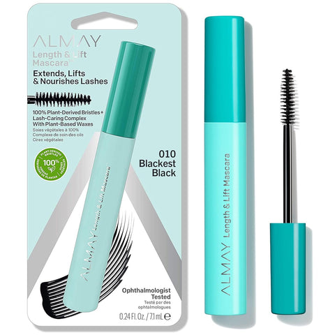 ALMAY - Length & Lift Mascara, Blackest Black - 0.24 fl oz (7.1 ml)
