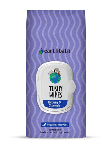 EARTHBATH - Tushy Wipes Rosemary and Chamomile - 100 Wipes