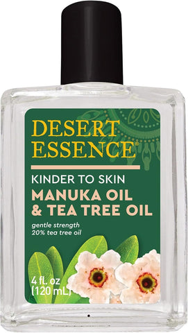 DESERT ESSENCE - Kinder to Skin Manuka Oil & Australian Tea Tree Oil - 4 fl oz (120 ml)