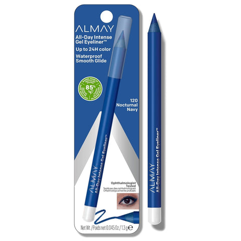 ALMAY - All-Day Intense Gel Eyeliner, Nocturnal Navy - 0.045 oz (1.3 g)