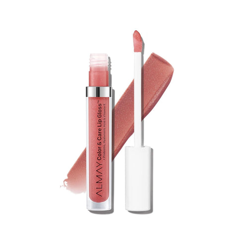 ALMAY - Color & Care Lip Gloss, Rose Glow - 0.1 fl oz (3 ml)