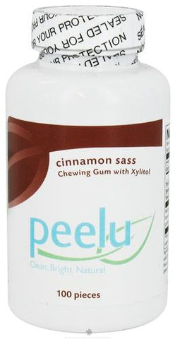 Peelu Dental Chewing Gum Cinnamon Sass