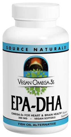 SOURCE NATURALS - Vegan Omega-3s EPA-DHA 300 mg - 90 Softgels