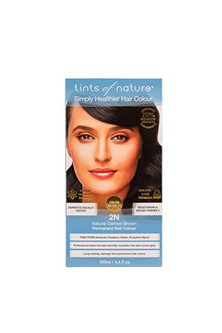 TINTS OF NATURE - 2N Natural Darkest Brown Permanent Hair Dye