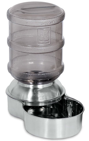 PETMATE - Stainless Steel Replendish Pet Waterer Small - 1 Gallon