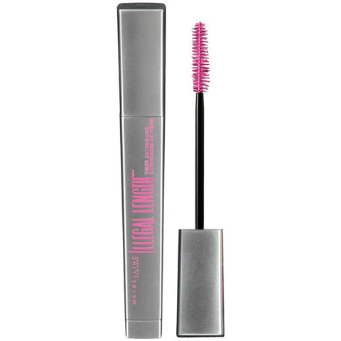 MAYBELLINE - Illegal Lengths Fiber Extensions Washable Mascara 900 Blackest Black