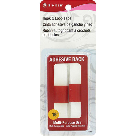 SINGER - Hook and Loop Adhesive Tape White