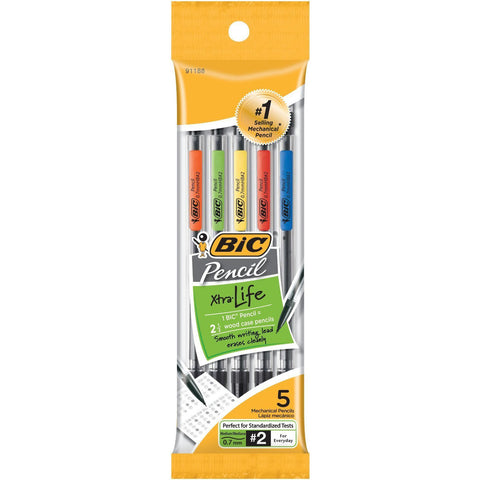 BIC - Mechanical Pencils 0.7 mm Black Barrel