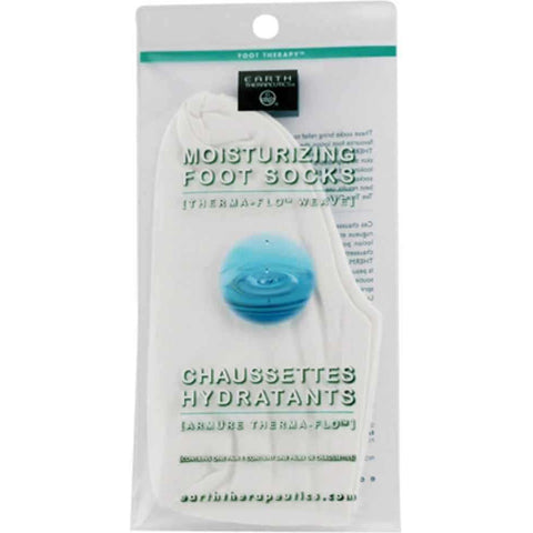 EARTH THERAPEUTICS - Moisturizing Foot Socks White