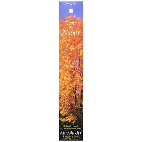 AUROSHIKHA - True To Nature Incense Myrrh Floral