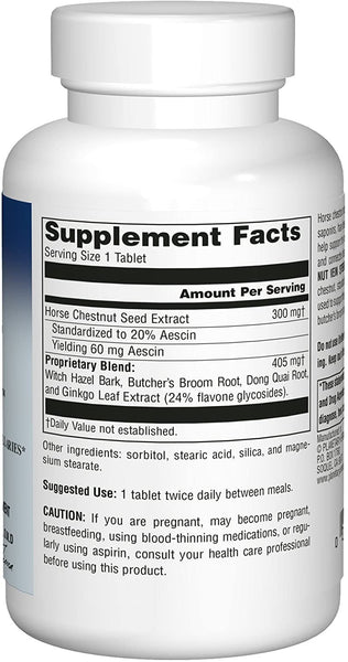 Planetary Herbals - Horse Chestnut Vein Strength - 90 Tablets