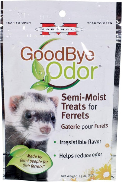 MARSHALL PET PRODUCTS - Goodbye Odor Treats for Ferrets - 2.5 oz (71 g)