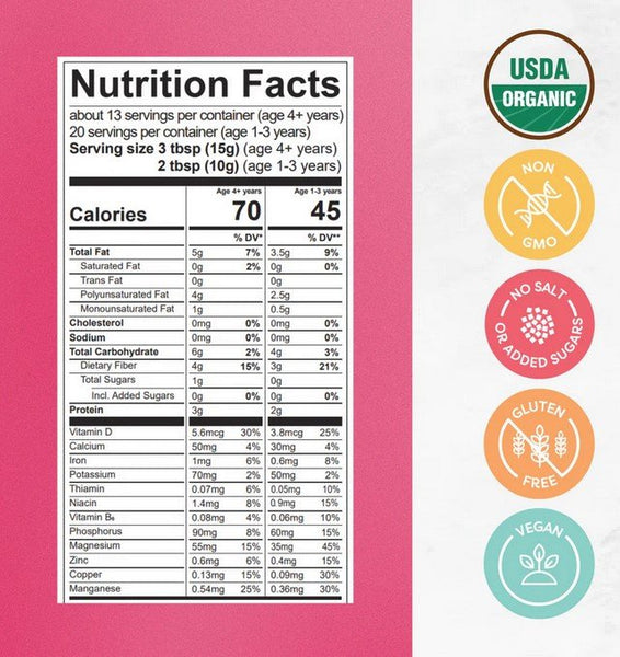 TINY SPROUTS - Organic Digestion Booster + Vitamin D & Probiotics - 7 oz (200 g)