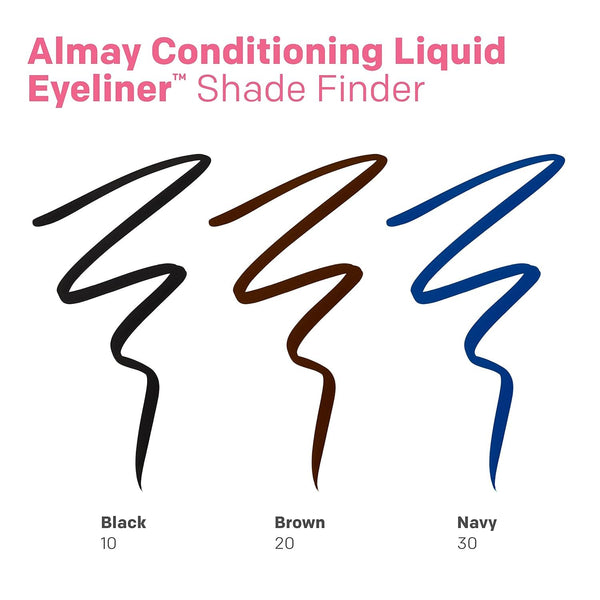 ALMAY - Conditioning Liquid Eyeliner, Brown - 0.03 fl oz (0.88 ml)