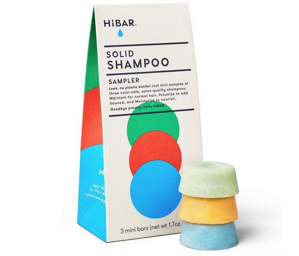HiBAR - Sampler Shampoo 3 Mini Bars - 1.7 oz