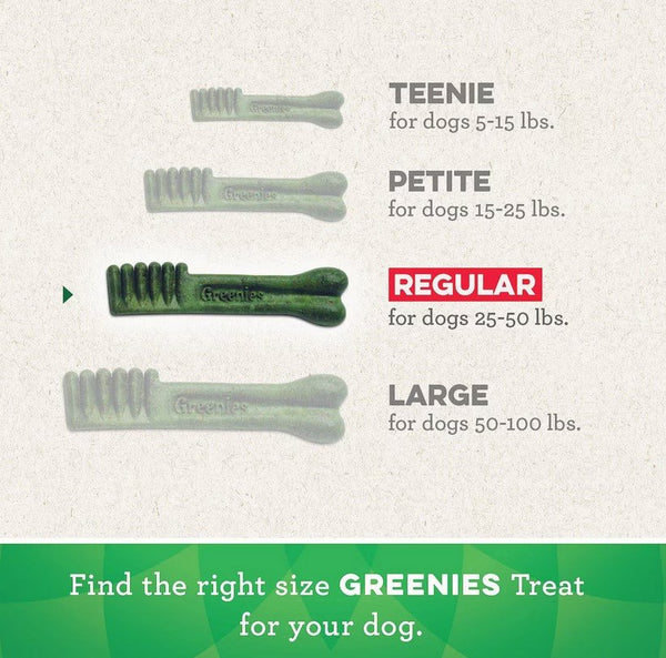 GREENIES - Weight Management Dental Dog Treats Large - 27 Treats (27 oz/765 g)