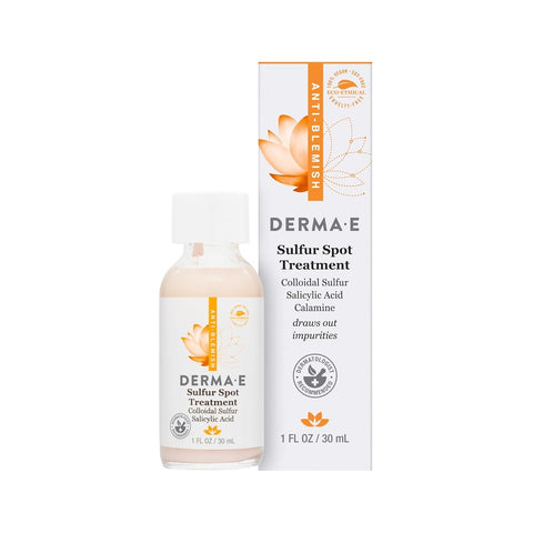 DERMA E - Sulfur Spot Treatment - 1 fl oz (30 ml)