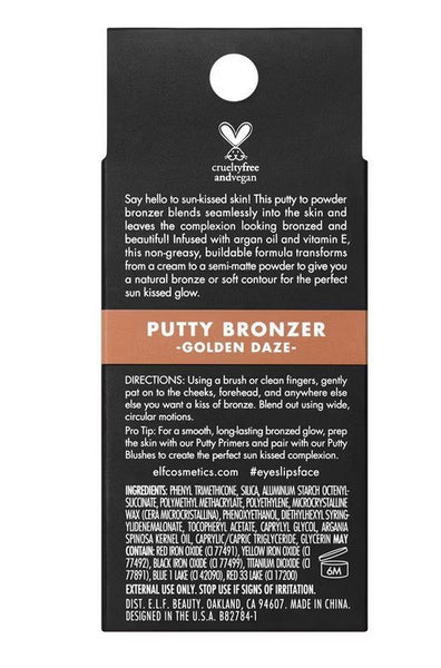 e.l.f. - Putty Bronzer Golden Daze - 0.35 oz (10 g)