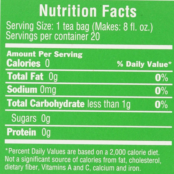 TRIPLE LEAF TEA - Green Premium Tea - 20 Tea Bags