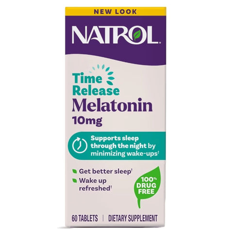 NATROL - Advanced Sleep Time Release Melatonin 10mg - 60 Tablets