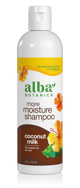 ALBA BOTANICA - More Moisture Shampoo Coconut Milk - 12 fl. oz. (355 ml)