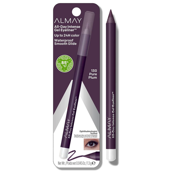 ALMAY - All-Day Intense Gel Eyeliner, Pure Plum - 0.045 oz (1.3 g)