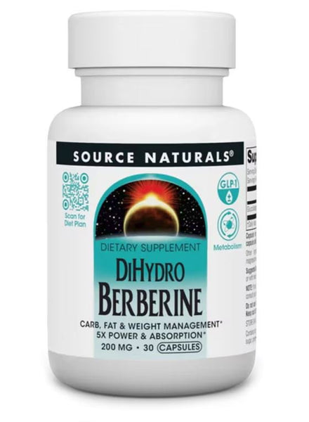 SOURCE NATURALS - Dihydroberberine 200mg - 30 Capsules