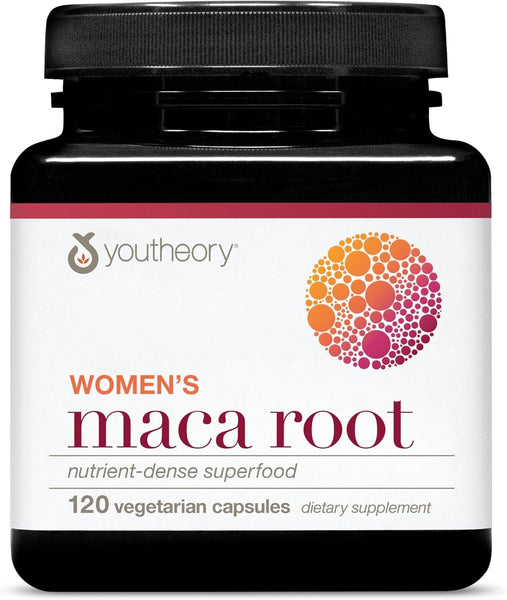 YOUTHEORY - Women's Maca Root - 120 Vegetarian Capsules