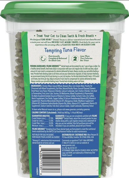 GREENIES - Feline Dental Treats Tempting Tuna Flavor - 9.75 oz (277 g)