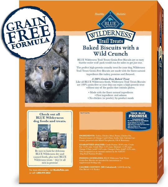 BLUE BUFFALO - BLUE Wilderness Trail Treats Biscuits Turkey Recipe - 24 oz (680 g)