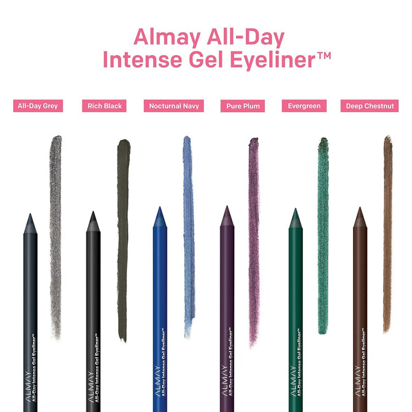 ALMAY - All-Day Intense Gel Eyeliner,  Evergreen - 0.045 oz (1.3 g)
