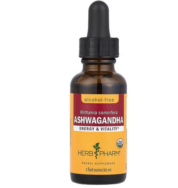 HERB PHARM - Ashwagandha, Alcohol-free - 1 fl oz (30 ml)