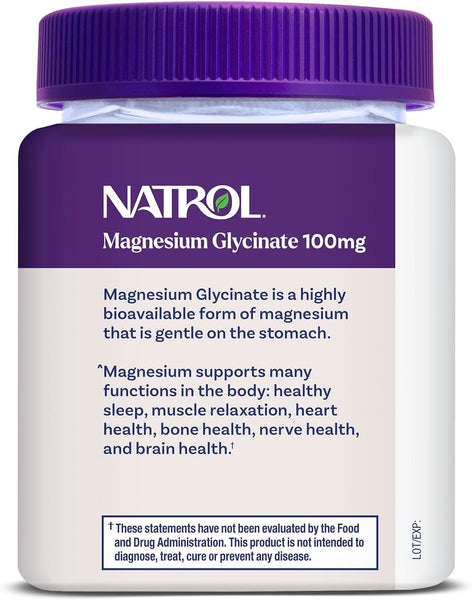 NATROL - High Absorption Magnesium Glycinate Soft Chews 100mg - 30 Soft Chews