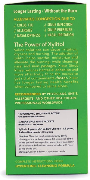 XLEAR - Sinus Rinse Bottle Kit - 1 Kit
