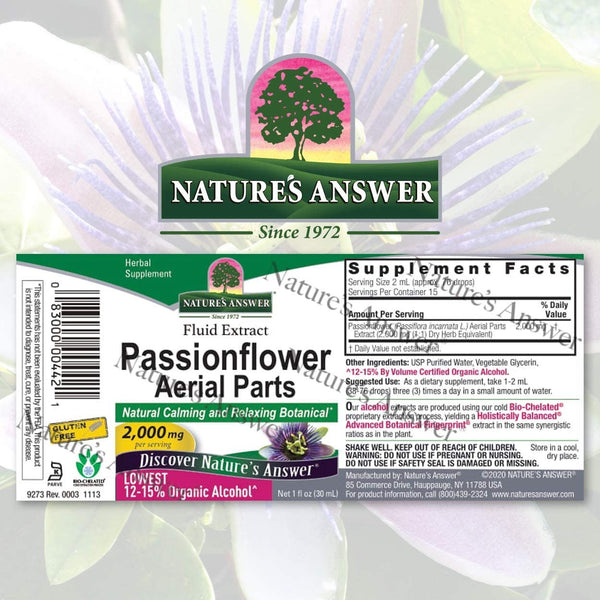 Nature's Answer - PassionFlower - 1 fl oz (30 ml)
