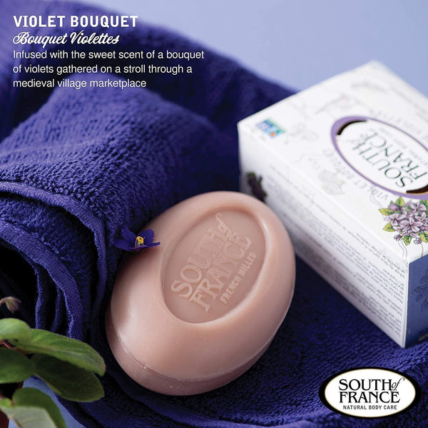 SOUTH OF FRANCE - Fresh VioletBar Soap - 6 oz. (170 g)