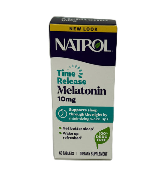 NATROL - Advanced Sleep Time Release Melatonin 10mg - 60 Tablets