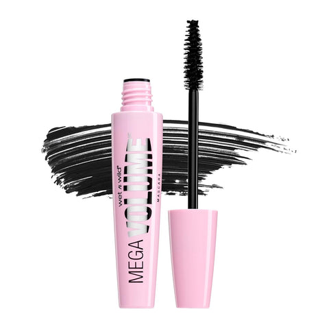WET N WILD - MegaVolume Waterproof Mascara Black - 0.21 fl. oz. (6 ml)