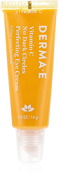 DERMA E - Vitamin C, No Dark Circles Perfecting Eye Cream - .5 oz (14 g)