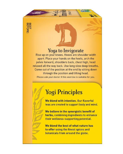 YOGI TEA - Sweet Ginger Citrus Turmeric Vitality Tea - 16 Tea Bags