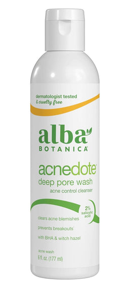 ALBA BOTANICA - ACNEdote Deep Pore Wash - 6 fl. oz. (177 ml)