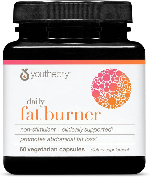 YOUTHEORY - Daily Fat Burner - 60 Vegetarian Capsules