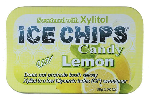 ICE CHIPS CANDY - Lemon - 1.76 oz. (50 g)