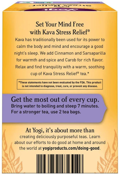 YOGI TEA - Kava Stress Relief Tea - 16 Tea Bags