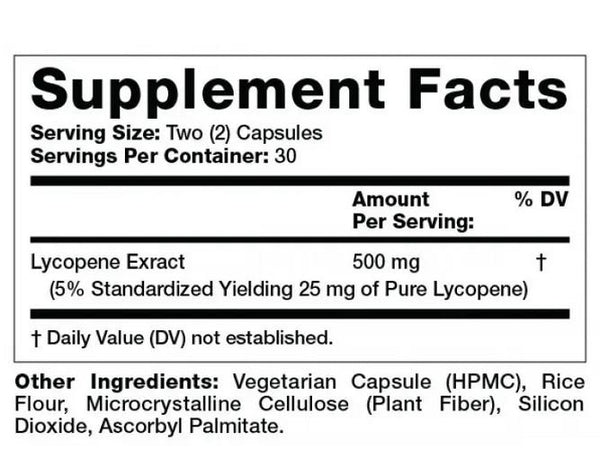 OL - Lycopene 25 mg - 60 Capsules