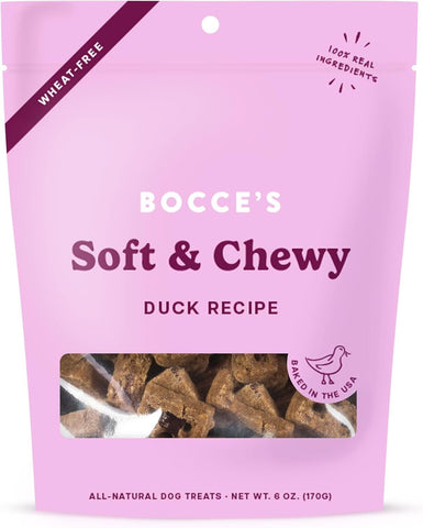 BOCCE'S BAKERY - Duck Soft & Chewy Treats - 6 oz (170 g)