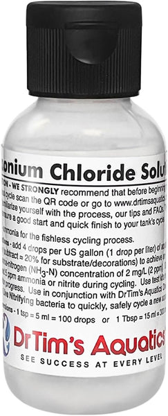 DR TIM'S AQUATICS - Ammonium Chloride Solution - 2.0 fl oz (59ml)